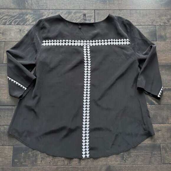 BCBGMaxazria Boho Blouse - Picture 2 of 2